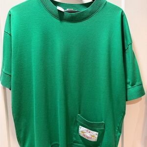 80s Kelly Green Pocket Shirt